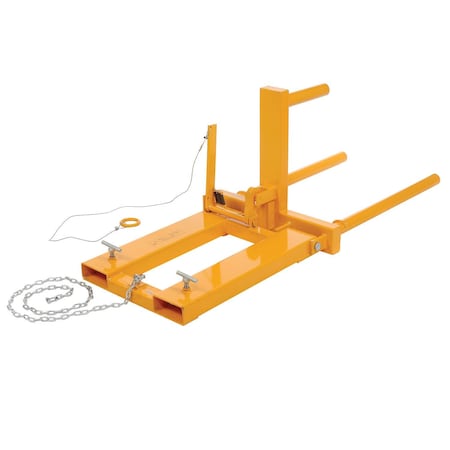 Global Industrial 800 Lb. Capacity Fork-Mounted Drum Positioner, Horizontal Racker & Lifter 795400